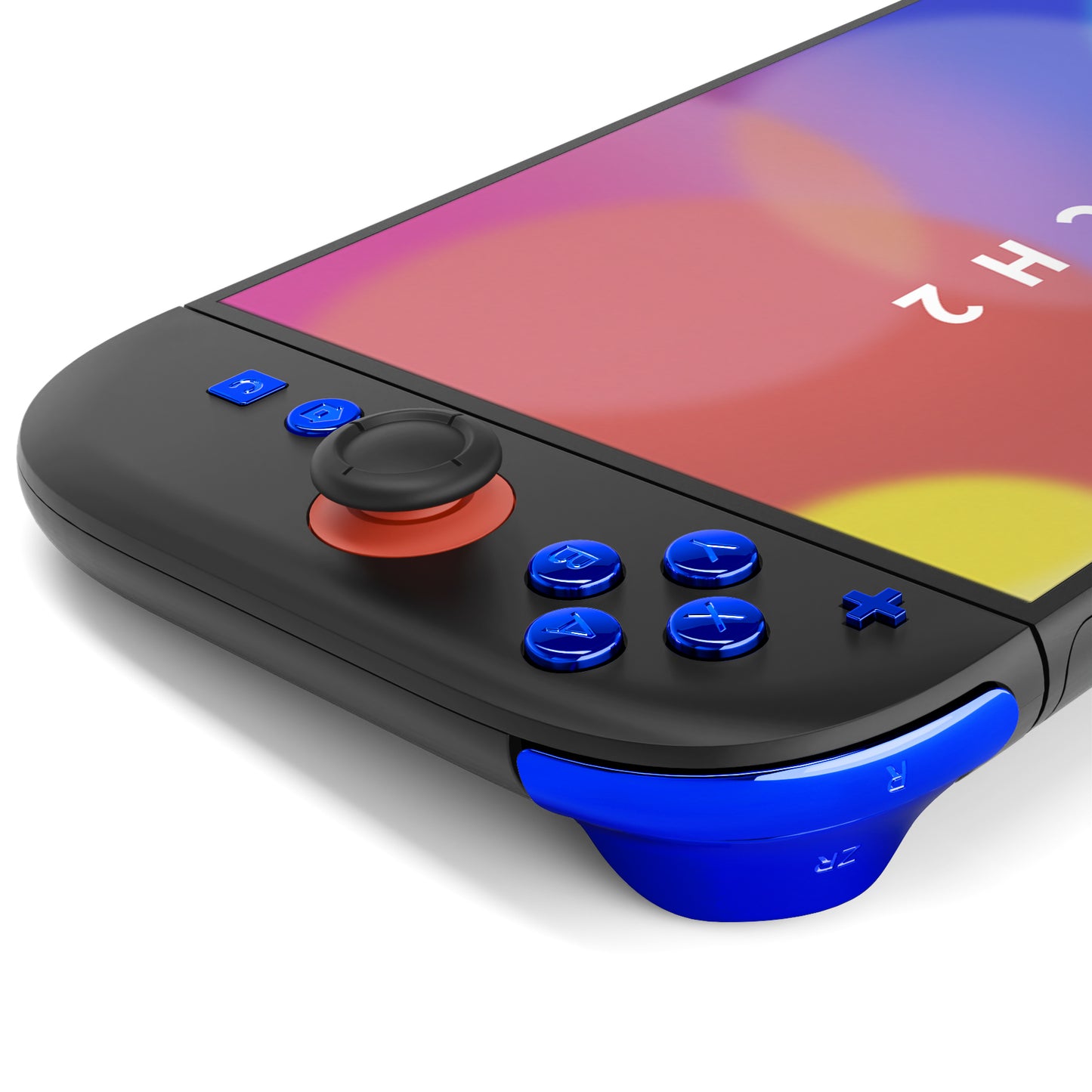 eXtremeRate Nintendo Switch 2ジョイコン対応交換フルセットボタン【クロムブルー】