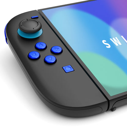 eXtremeRate Nintendo Switch 2ジョイコン対応交換フルセットボタン【クロムブルー】