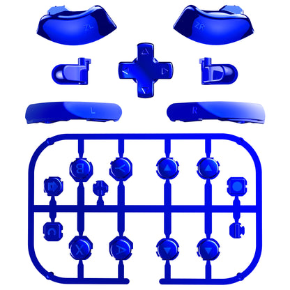 eXtremeRate Nintendo Switch 2ジョイコン対応交換フルセットボタン【クロムブルー】