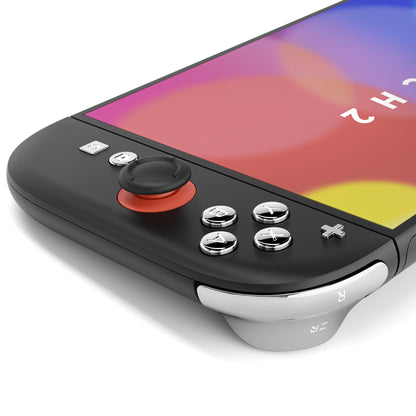 eXtremeRate Nintendo Switch 2ジョイコン対応交換フルセットボタン【クロムシルバー】