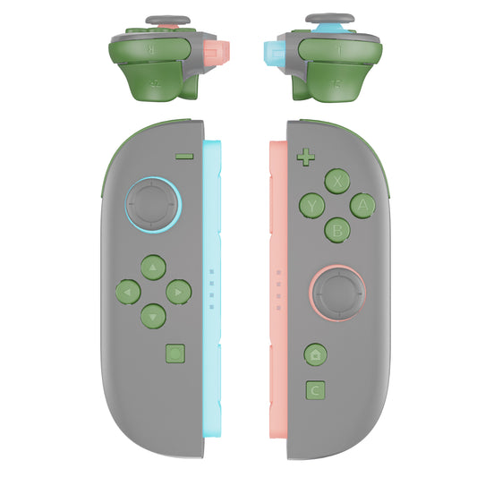 eXtremeRate Nintendo Switch 2ジョイコン対応交換フルセットボタン【抹茶グリーン】