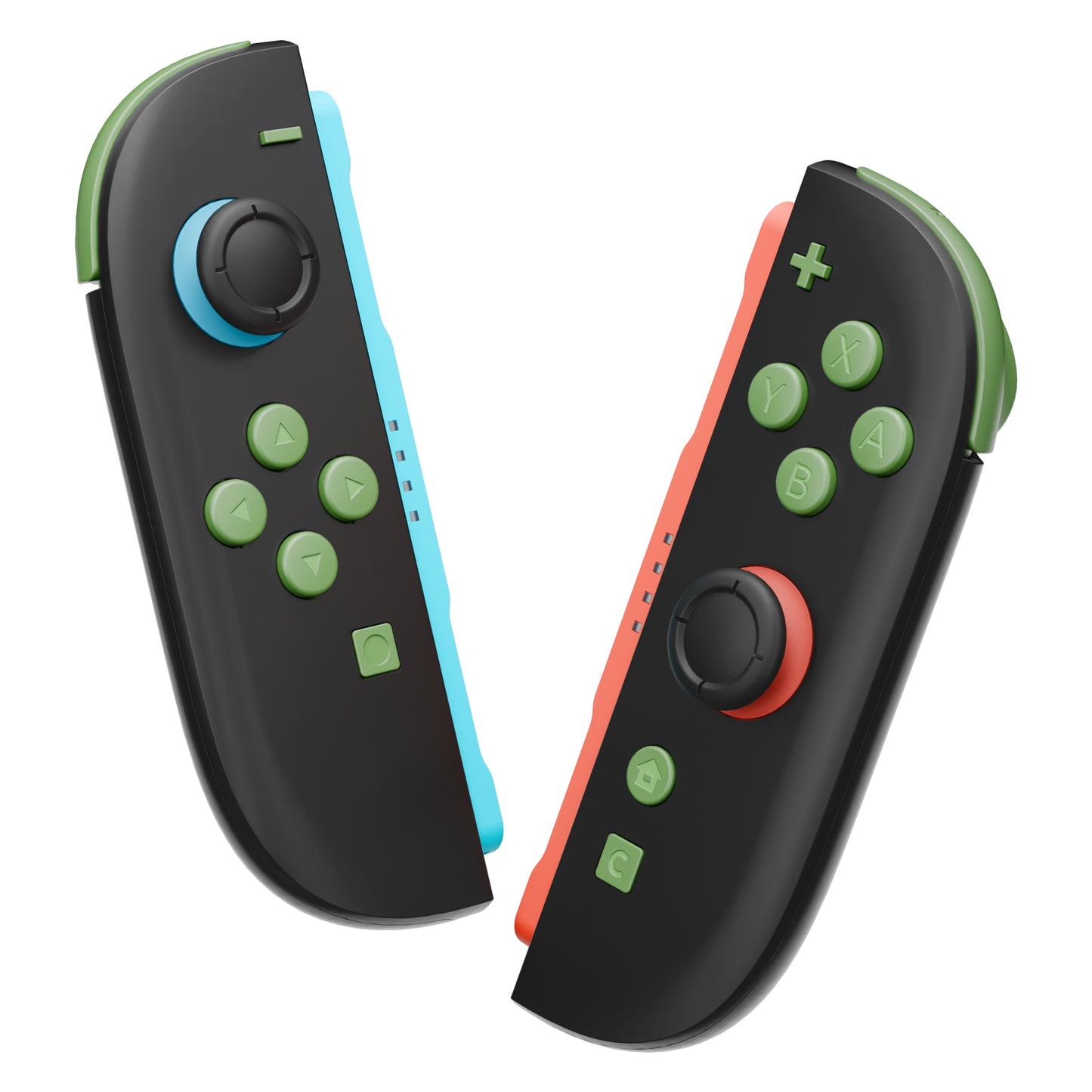 eXtremeRate Nintendo Switch 2ジョイコン対応交換フルセットボタン【抹茶グリーン】