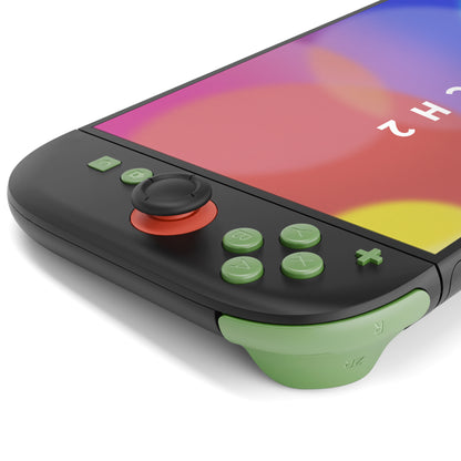 eXtremeRate Nintendo Switch 2ジョイコン対応交換フルセットボタン【抹茶グリーン】