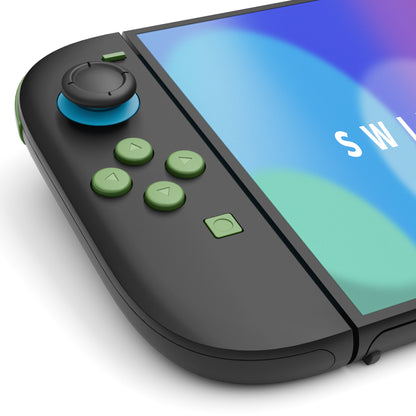 eXtremeRate Nintendo Switch 2ジョイコン対応交換フルセットボタン【抹茶グリーン】