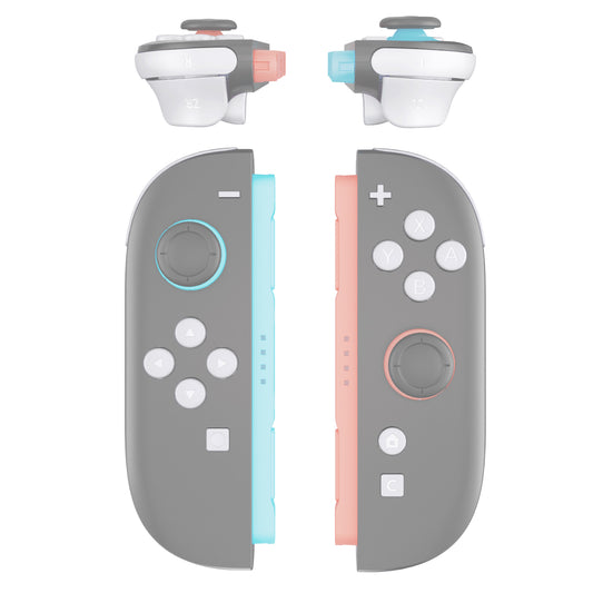 eXtremeRate Nintendo Switch 2ジョイコン対応交換フルセットボタン【ホワイト】