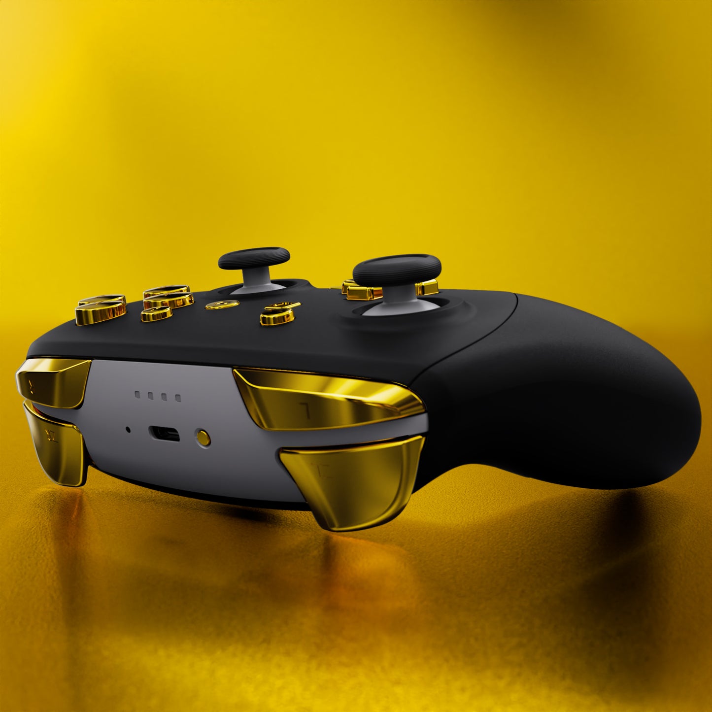eXtremeRate Nintendo Switch 2 Proコントローラー用DIY交換フルセットボタン【クロムゴールド】