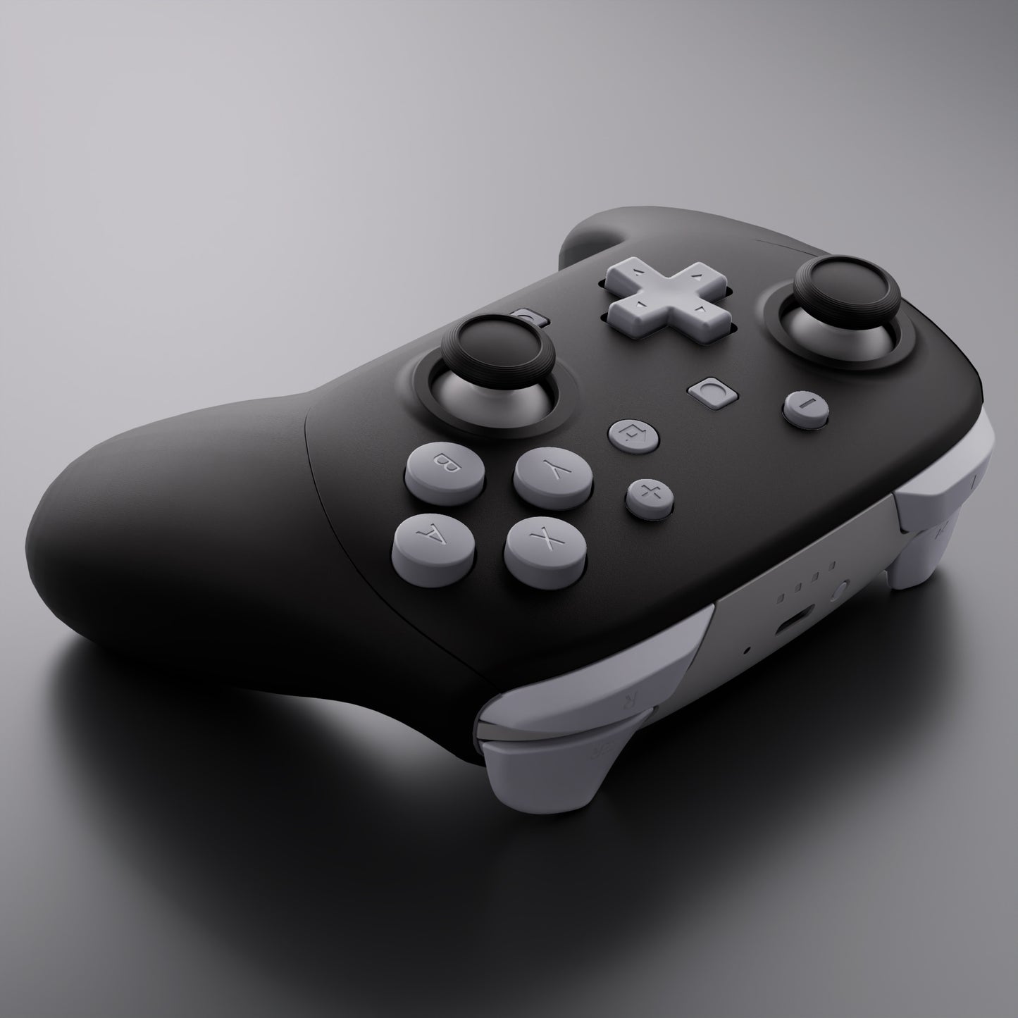 eXtremeRate Nintendo Switch 2 Proコントローラー用DIY交換フルセットボタン【グレー】