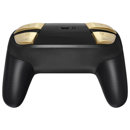 eXtremeRate DIY Replacement Full Set Buttons for Nintendo Switch Pro Controller - Metallic Champagne Gold eXtremeRate