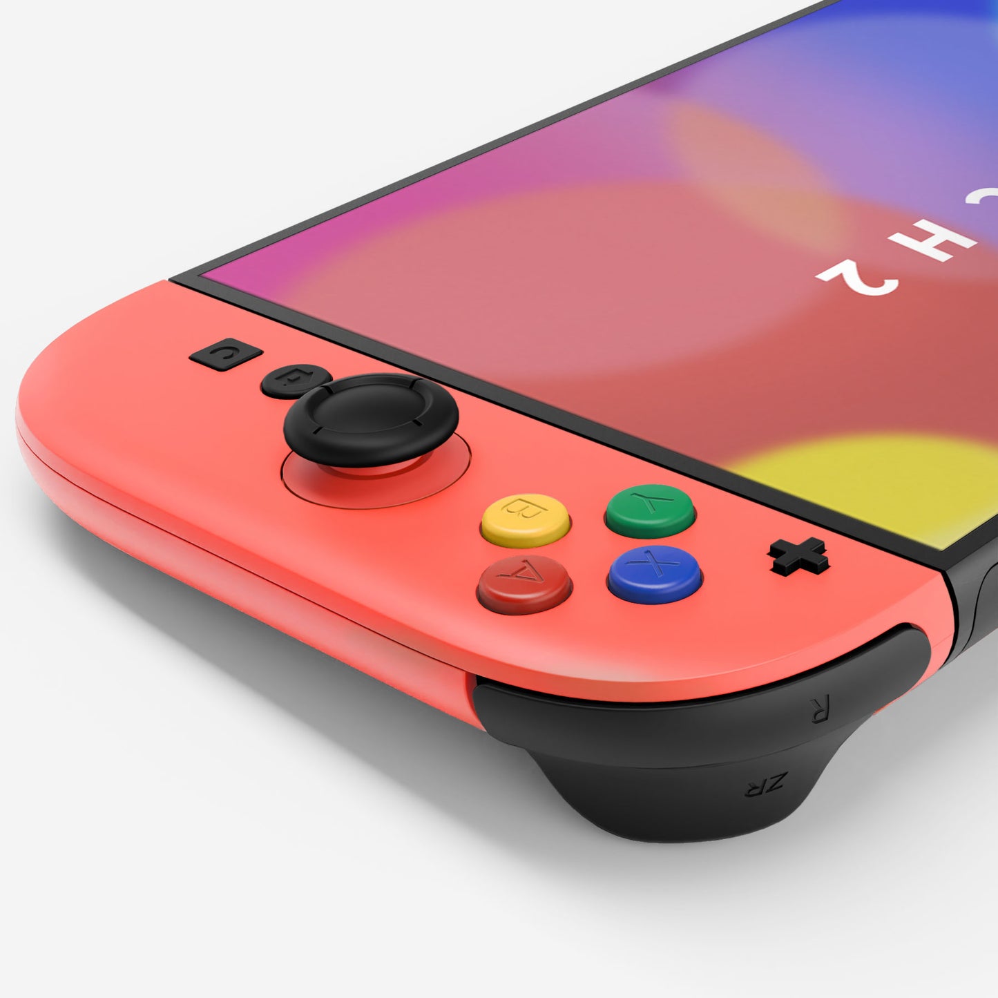 eXtremeRate Nintendo Switch 2対応ジョイコン交換フルセットシェルケース、ボタン付き - エッセンス版【ブルー&オレンジ】