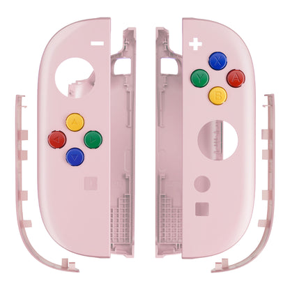 eXtremeRate Nintendo Switch 2対応ジョイコン交換フルセットシェルケース、ボタン付き - エッセンス版【チェリーブロッサムピンク】