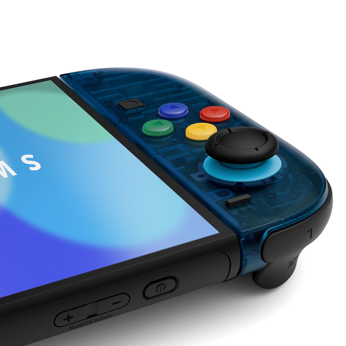 eXtremeRate Nintendo Switch 2対応ジョイコン交換フルセットシェルケース、ボタン付き - エッセンス版【クリアブルー】