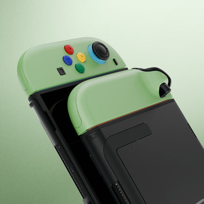 eXtremeRate Nintendo Switch 2対応ジョイコン交換フルセットシェルケース、ボタン付き - エッセンス版【抹茶グリーン】