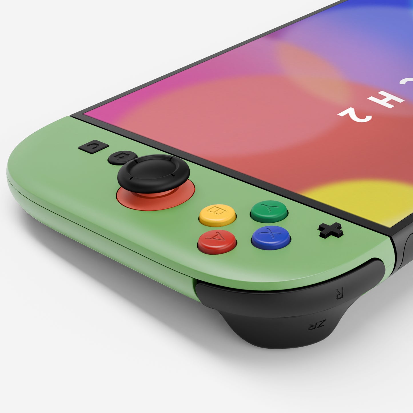 eXtremeRate Nintendo Switch 2対応ジョイコン交換フルセットシェルケース、ボタン付き - エッセンス版【抹茶グリーン】