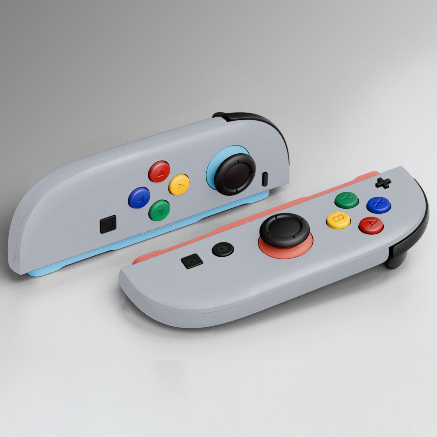 eXtremeRate Nintendo Switch 2対応ジョイコン交換フルセットシェルケース、ボタン付き - エッセンス版【ニューホープグレイ】