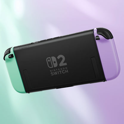 eXtremeRate Nintendo Switch 2 Joy-Con Replacement Shell Case with Buttons - Essence Edition [Blue & Orange]