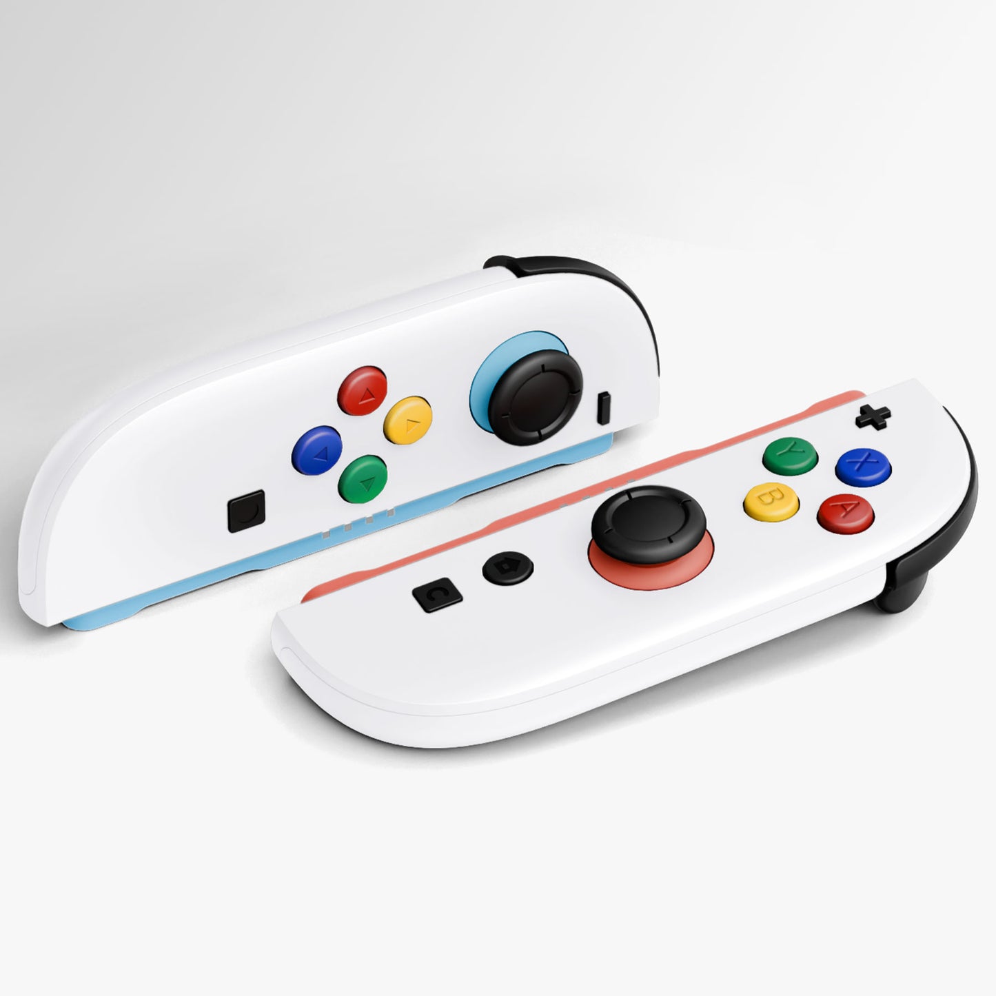 eXtremeRate Nintendo Switch 2対応ジョイコン交換フルセットシェルケース、ボタン付き - エッセンス版【ホワイト】