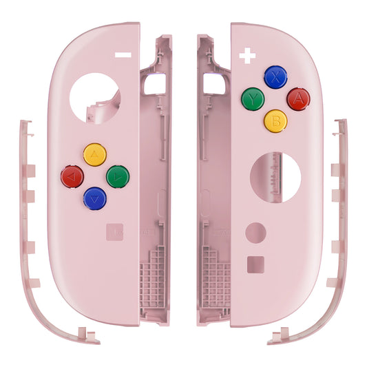 eXtremeRate Nintendo Switch 2対応ジョイコン交換フルセットシェルケース、ボタン付き - エッセンス版【チェリーブロッサムピンク】