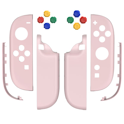 eXtremeRate Nintendo Switch 2対応ジョイコン交換フルセットシェルケース、ボタン付き - エッセンス版【チェリーブロッサムピンク】