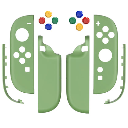 eXtremeRate Nintendo Switch 2対応ジョイコン交換フルセットシェルケース、ボタン付き - エッセンス版【抹茶グリーン】