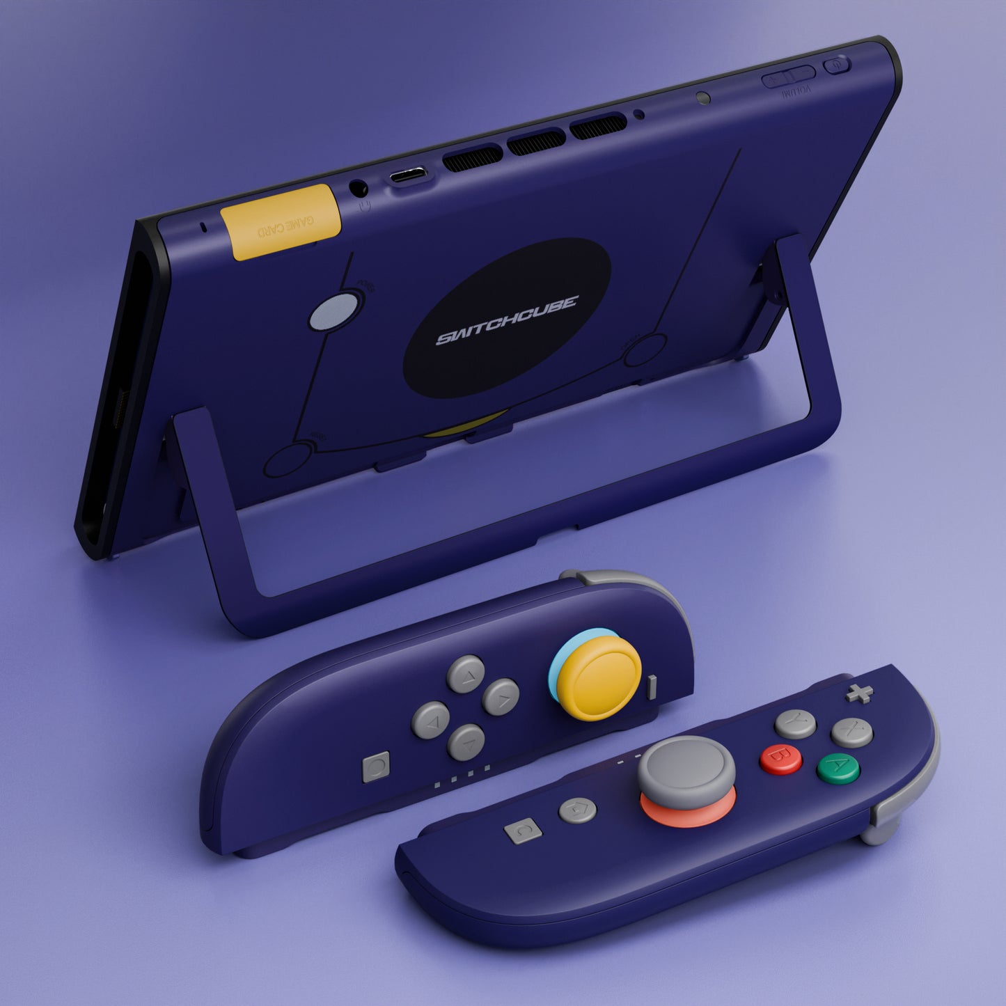 eXtremeRate Nintendo Switch 2対応交換フルセットシェル＆ボタン - デラックス版【クラシックNGCスタイル】