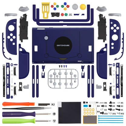 eXtremeRate Nintendo Switch 2対応交換フルセットシェル＆ボタン - デラックス版【クラシックNGCスタイル】
