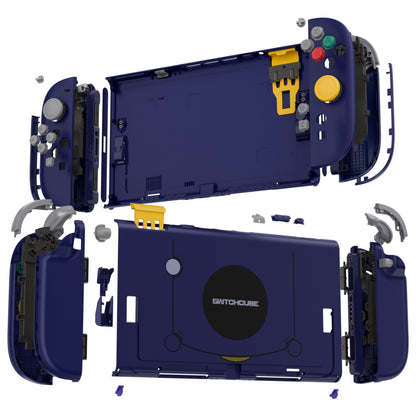 eXtremeRate Nintendo Switch 2対応交換フルセットシェル＆ボタン - デラックス版【クラシックNGCスタイル】