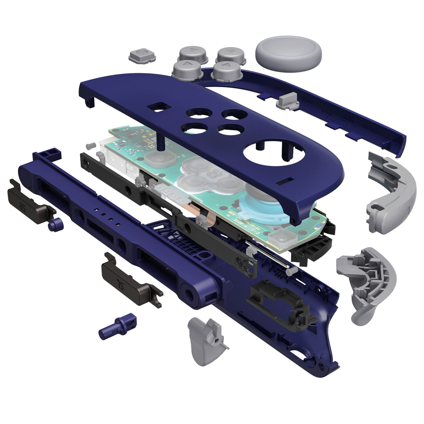 eXtremeRate Nintendo Switch 2対応交換フルセットシェル＆ボタン - デラックス版【クラシックNGCスタイル】