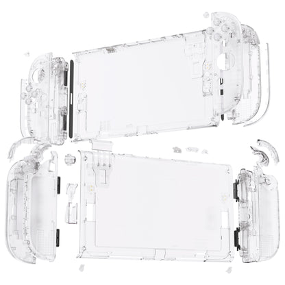 eXtremeRate Nintendo Switch 2対応交換フルセットシェル＆ボタン - デラックス版【クリア】