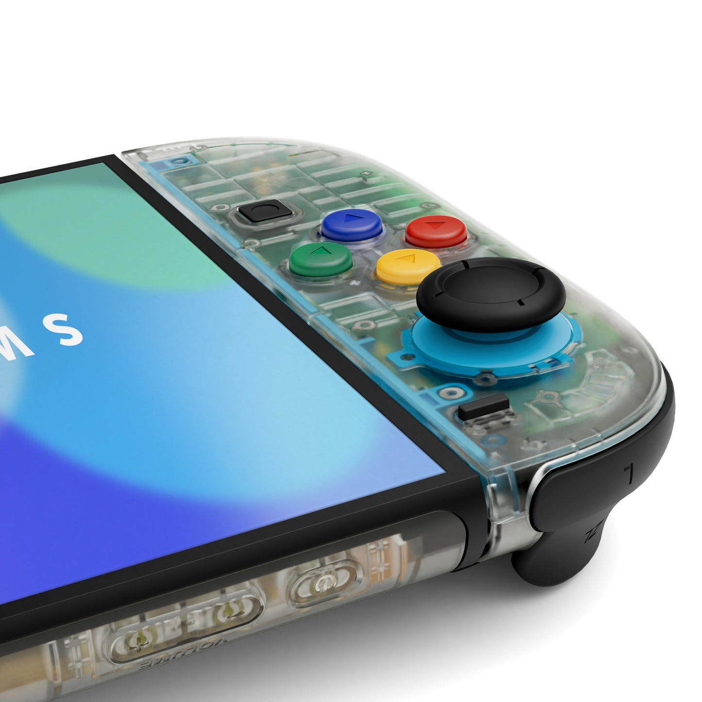 eXtremeRate Nintendo Switch 2対応交換フルセットシェル＆ボタン - デラックス版【暗闇で光る-グリーン】