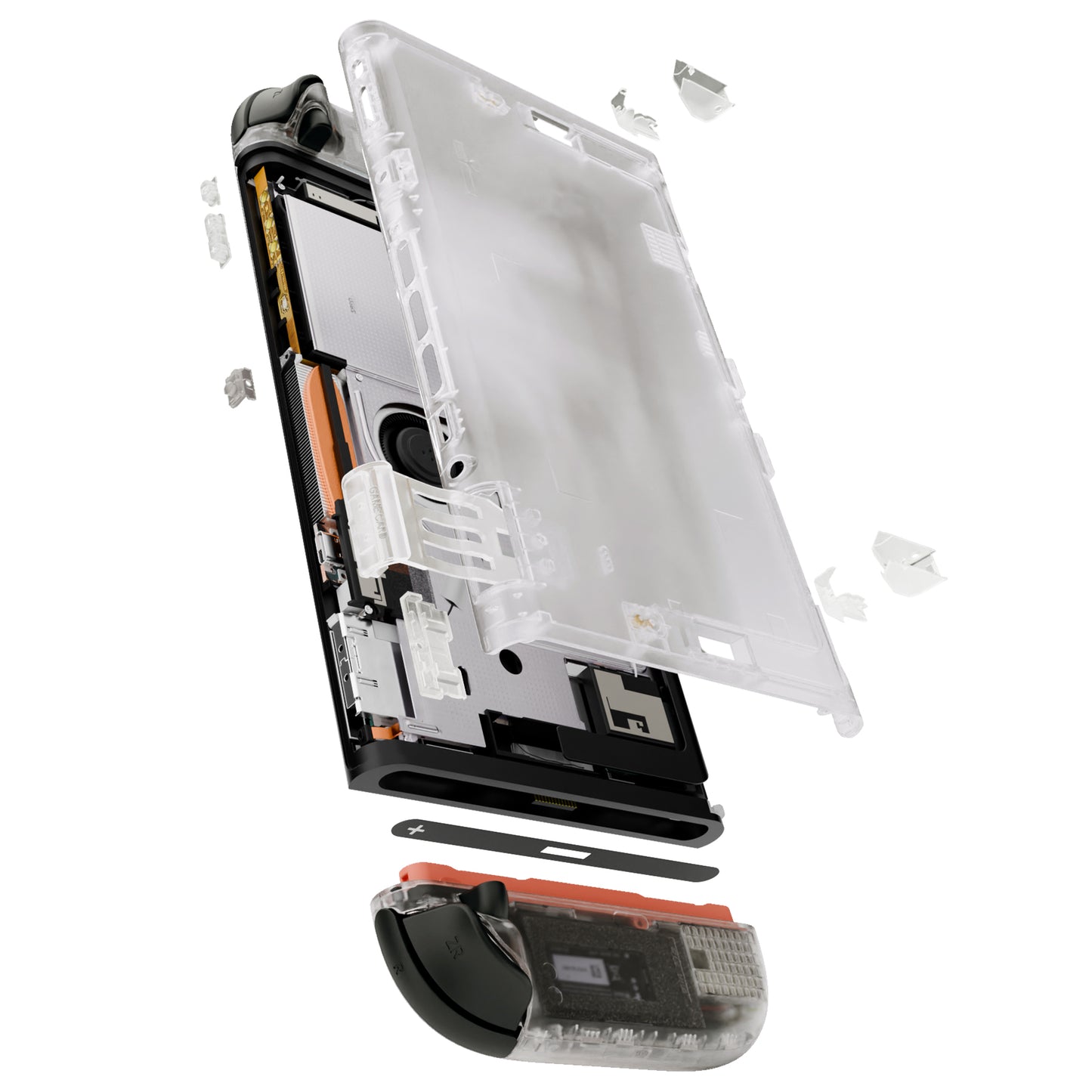 eXtremeRate Nintendo Switch 2対応交換フルセットシェル＆ボタン - デラックス版【暗闇で光る-グリーン】