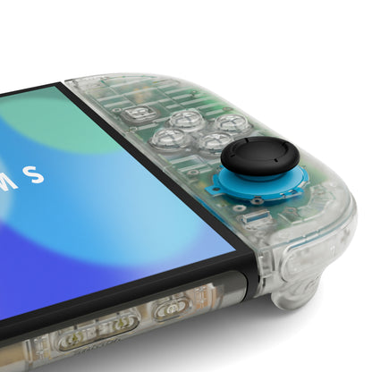 eXtremeRate Nintendo Switch 2対応交換フルセットシェル＆ボタン - デラックス版【暗闇で光る-グリーン】