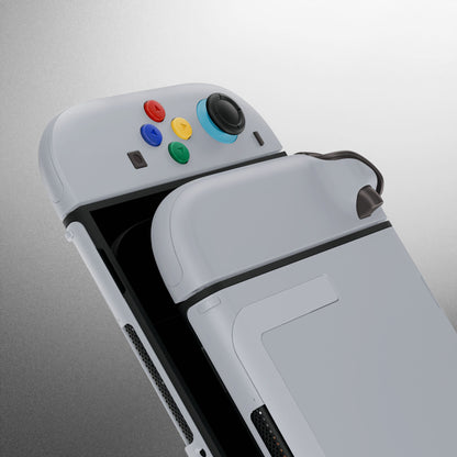 eXtremeRate Nintendo Switch 2対応交換フルセットシェル＆ボタン - デラックス版【ニューホープグレイ】