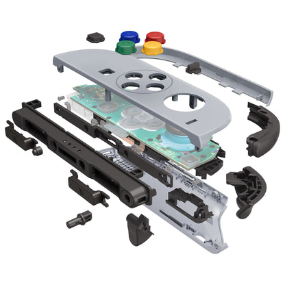 eXtremeRate Nintendo Switch 2対応交換フルセットシェル＆ボタン - デラックス版【スーファミクラシックEUスタイル】