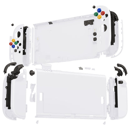 eXtremeRate Nintendo Switch 2対応交換フルセットシェル＆ボタン - デラックス版【ホワイト】