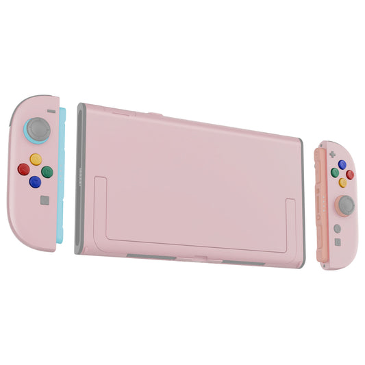 eXtremeRate Nintendo Switch 2対応交換フルセットシェル＆ボタン - エッセンス版【チェリーブロッサムピンク】
