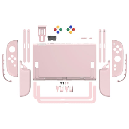 eXtremeRate Nintendo Switch 2対応交換フルセットシェル＆ボタン - エッセンス版【チェリーブロッサムピンク】