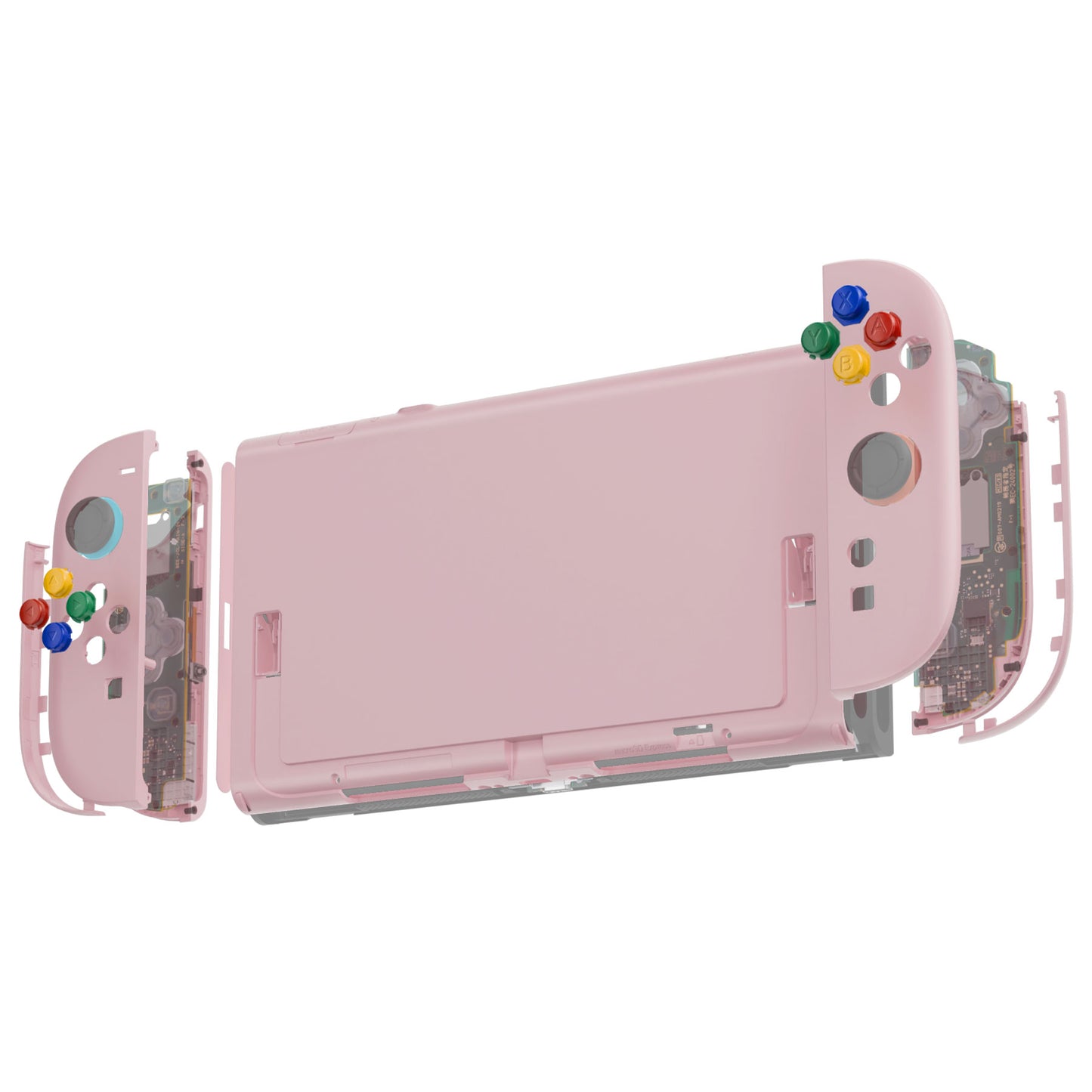 eXtremeRate Nintendo Switch 2対応交換フルセットシェル＆ボタン - エッセンス版【チェリーブロッサムピンク】