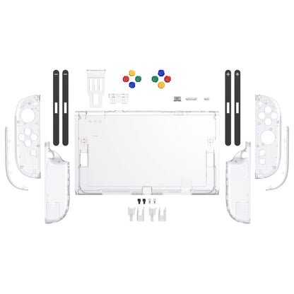 eXtremeRate Nintendo Switch 2対応交換フルセットシェル＆ボタン - エッセンス版【クリア】