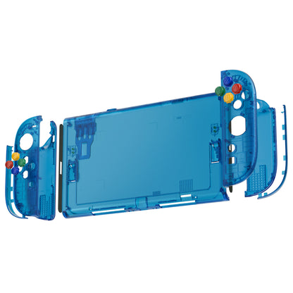 eXtremeRate Nintendo Switch 2対応交換フルセットシェル＆ボタン - エッセンス版【クリアブルー】