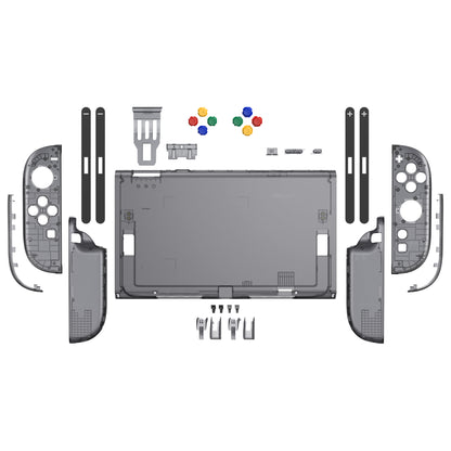 eXtremeRate Nintendo Switch 2対応交換フルセットシェル＆ボタン - エッセンス版【クリアブラック】