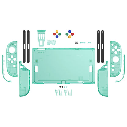 eXtremeRate Nintendo Switch 2対応交換フルセットシェル＆ボタン - エッセンス版【エメラルドグリーン】