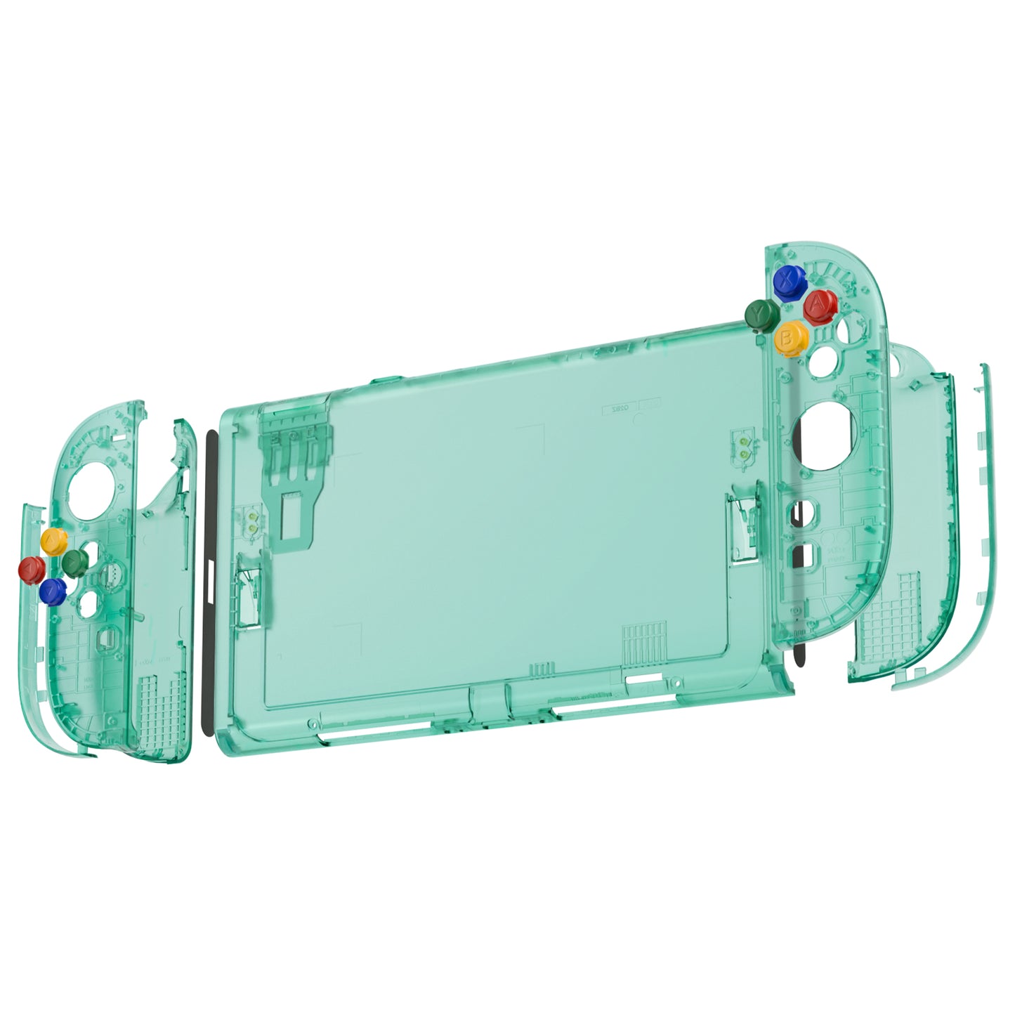 eXtremeRate Nintendo Switch 2対応交換フルセットシェル＆ボタン - エッセンス版【エメラルドグリーン】