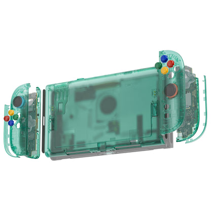 eXtremeRate Nintendo Switch 2対応交換フルセットシェル＆ボタン - エッセンス版【エメラルドグリーン】