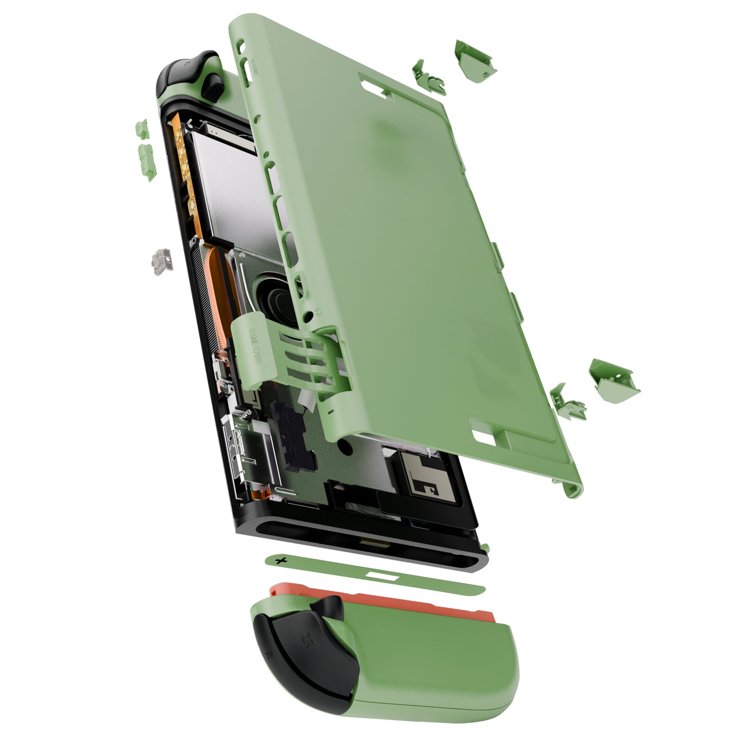 eXtremeRate Nintendo Switch 2対応交換フルセットシェル＆ボタン - エッセンス版【抹茶グリーン】