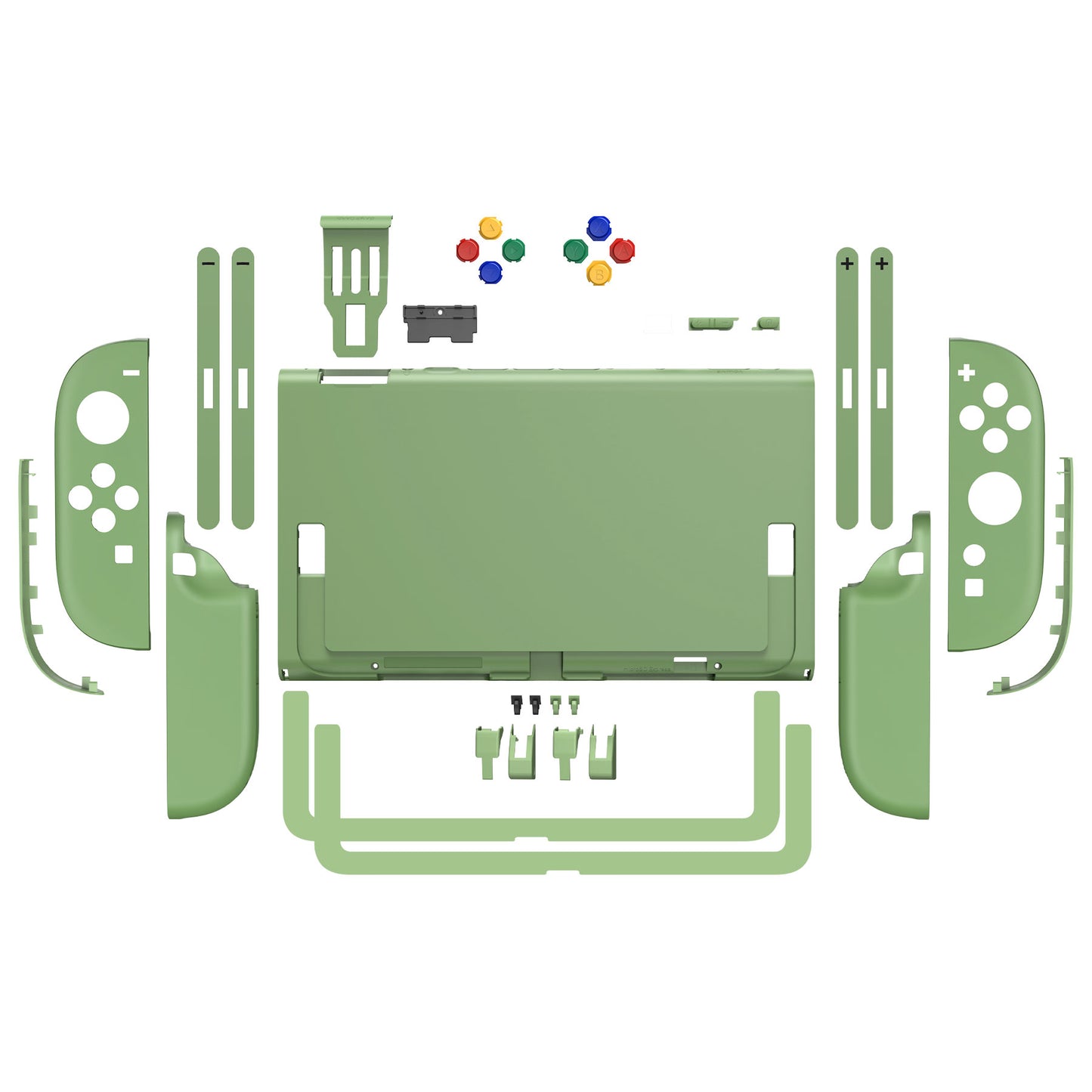 eXtremeRate Nintendo Switch 2対応交換フルセットシェル＆ボタン - エッセンス版【抹茶グリーン】