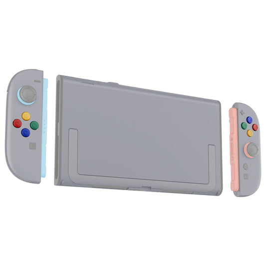 eXtremeRate Nintendo Switch 2対応交換フルセットシェル＆ボタン - エッセンス版【ニューホープグレイ】