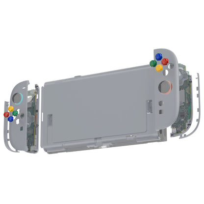 eXtremeRate Nintendo Switch 2対応交換フルセットシェル＆ボタン - エッセンス版【ニューホープグレイ】