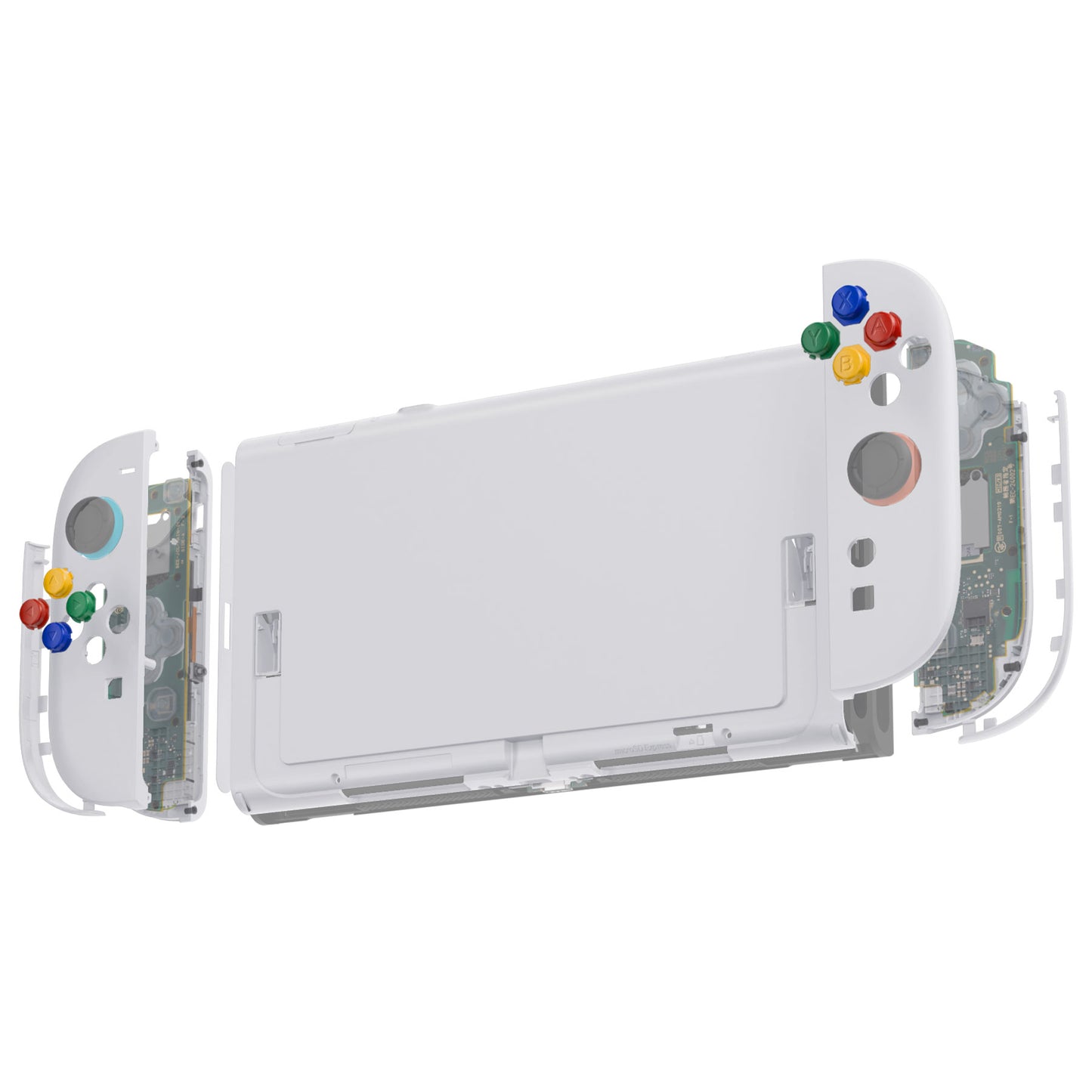 eXtremeRate Nintendo Switch 2対応交換フルセットシェル＆ボタン - エッセンス版【ホワイト】