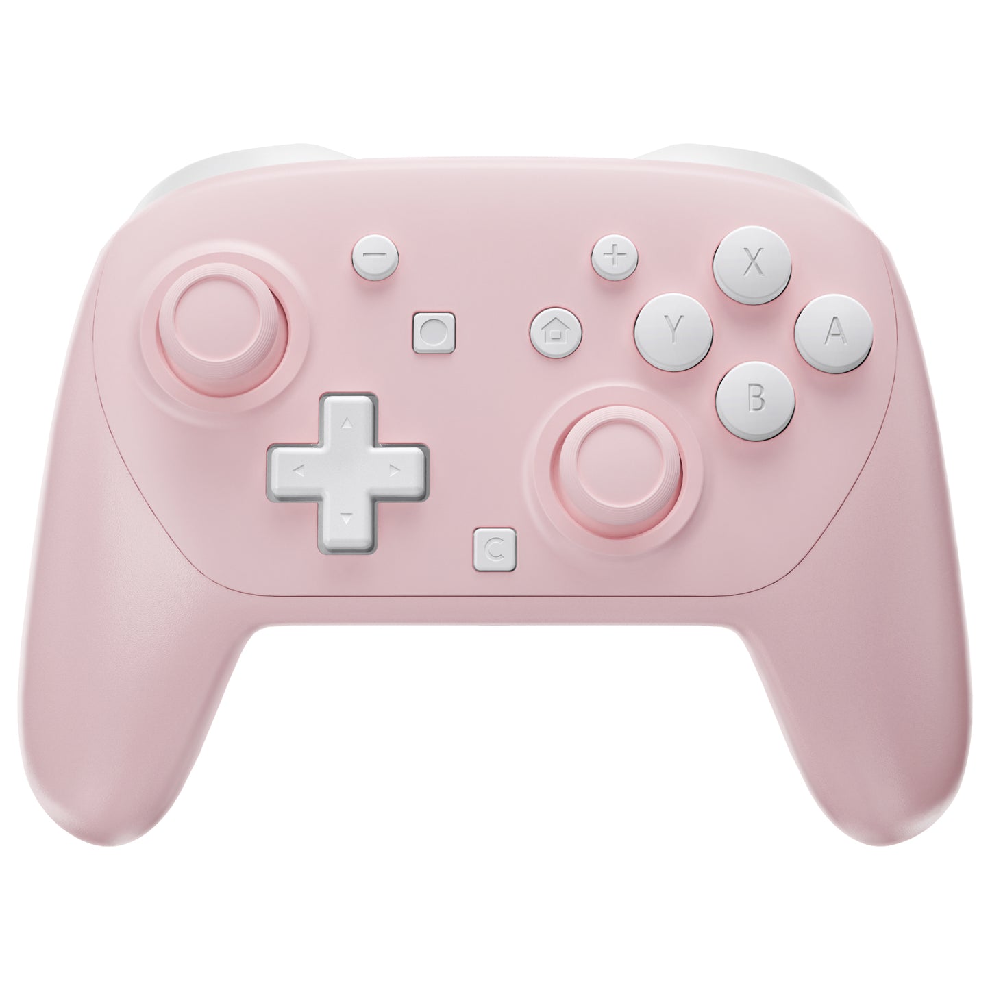 eXtremeRate Nintendo Switch 2 Pro コントローラーに対応DIY交換用フルセットシェル ボタン【チェリーブロッサムピンク】