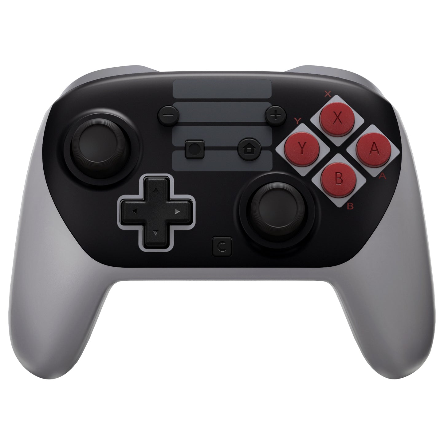 eXtremeRate Nintendo Switch 2 Pro コントローラーに対応DIY交換用フルセットシェル ボタン【クラシックNESスタイル】